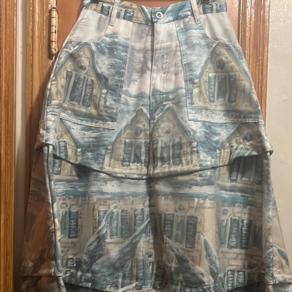 Artistic Print Women's Skirt